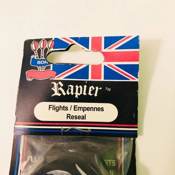 Vtg Rapier Dart Flights 2 Packs Made  in England - Picture 5 of 14